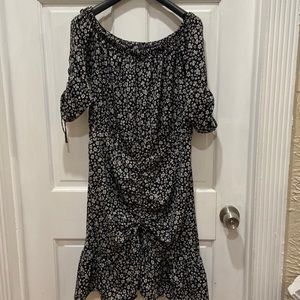 Zara flower print dress